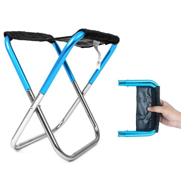 outdoor foldable fishing chair ultra light weight portable folding camping aluminum alloy picnic fishing chair with bag u3